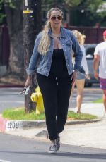ELIZABETH BERKLEY Outside Her Home in Los Angeles 07/27/2022