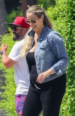 ELIZABETH BERKLEY Outside Her Home in Los Angeles 07/27/2022
