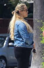 ELIZABETH BERKLEY Outside Her Home in Los Angeles 07/27/2022