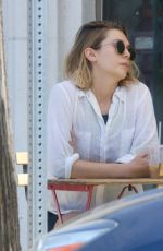 ELIZABETH OLSEN Out for Coffe in Los Angeles 07/11/2022