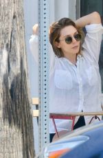 ELIZABETH OLSEN Out for Coffe in Los Angeles 07/11/2022