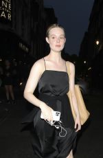 ELLE FANNING Arrives at Her Hotel in London 07/19/2022