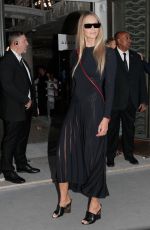 ELLE MACPHERSON Arrives at Alaia Show at Paris Fashion Week 07/03/2022