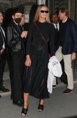 ELLE MACPHERSON Arrives at Alaia Show at Paris Fashion Week 07/03/2022