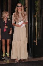 ELLE MACPHERSON Leaves Her Hotel in Paris 07/04/2022