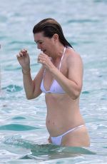 ELLEN POMPEO in Bikini at a Beach in Sardinia 07/13/2022