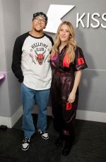 ELLIE GOULDING and Perri Kiely at Kiss FM Studio in London 07/14/2022