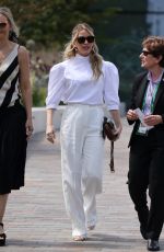 ELLIE GOULDING Arrives at Wimbledon Women