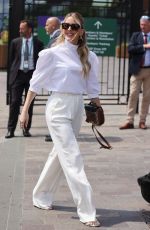 ELLIE GOULDING Arrives at Wimbledon Women