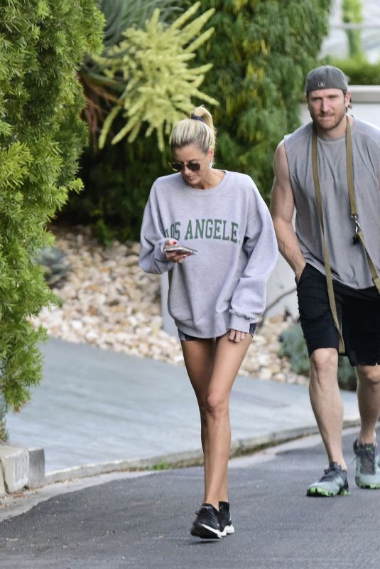 EMMA HERNAN and Peter Cornell Out with Their Dog in West Hollywood 07/06/2022