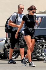 EMMA KROKDAL and Dolph Lundgren Leaves a Gym in Hollywood 07/23/2022