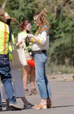 EMMA STONE on the Set of The Curse in Santa Fe 07/08/2022