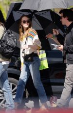 EMMA STONE on the Set of The Curse in Santa Fe 07/08/2022