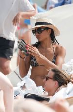 EMMA THYNN in Bikini at a Beach in Saint Tropez 07/23/2022