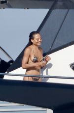 EMME THYNN in Bikini at a Yacht in St Tropez 07/25/2022