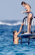 EMME THYNN in Bikini at a Yacht in St Tropez 07/25/2022