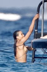 EMME THYNN in Bikini at a Yacht in St Tropez 07/25/2022