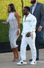 ENIKO PARISH and Kevin Hart Arrives to Bootsy Bellow Party at Nobu in Malibu 07/04/2022