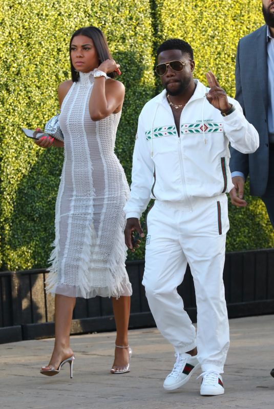 ENIKO PARISH and Kevin Hart Arrives to Bootsy Bellow Party at Nobu in Malibu 07/04/2022