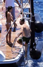 EVA LONGORIA in Bikini on Holiday in Capri 07/11/2022