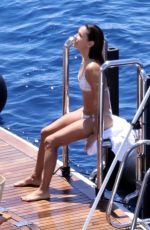 EVA LONGORIA in Bikini on Holiday in Capri 07/11/2022