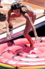 EVA LONGORIA in Bikini on Holiday in Capri 07/11/2022