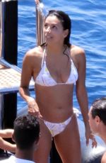 EVA LONGORIA in Bikini on Holiday in Capri 07/11/2022