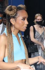 EVA REIGN Arrives at Good Morning America in New York 07/21/2022