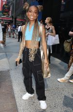 EVA REIGN Arrives at Good Morning America in New York 07/21/2022