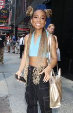 EVA REIGN Arrives at Good Morning America in New York 07/21/2022