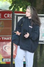 EVE HEWSON on the Set of Flora and Son in Dublin 07/20/2022