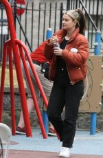 EVE HEWSON on the Set of New John Carney Movie in Dublin 07/25/2022