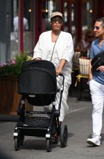 EVE Out with Her Baby in Notting Hill 07/13/2022
