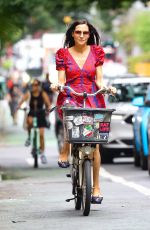 FAMKE JANSSEN Out for Afternoon Bike Ride in New York 07/29/2022