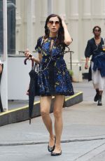 FAMKE JANSSEN Out Shopping in New York 07/25/2022