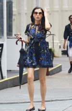 FAMKE JANSSEN Out Shopping in New York 07/25/2022