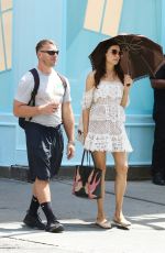 FAMKE JANSSEN Out with a Friend in New York 07/24/2022