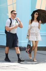 FAMKE JANSSEN Out with a Friend in New York 07/24/2022