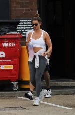 FERNE MCCANN Leaves a Gym in Essex 07/26/2022