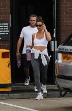 FERNE MCCANN Leaves a Gym in Essex 07/26/2022