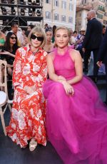 FLORENCE PUGH at Valentino Haute Couture Fall/Winter 22/23 Show in Rome 07/08/2022