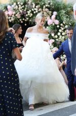 FRIDA AASEN at Her Wedding in Portofino 07/14/2022