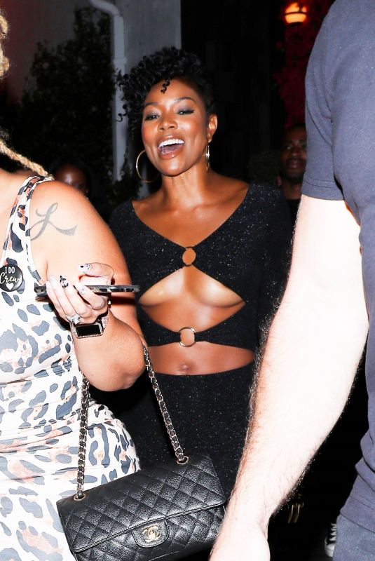 GABRIELLE UNION at Catch Steak LA in Los Angeles 07/24/2022