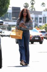GARCELLE BEAUVAIS in Denim Out in West Hollywood 07/29/2022