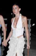 GIGI HADID and LEAH MCCARTHY Night Out in Saint Tropez 07/24/2022
