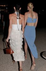 GIGI HADID and LEAH MCCARTHY Night Out in Saint Tropez 07/24/2022