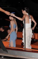 GIGI HADID and LEAH MCCARTHY Night Out in Saint Tropez 07/24/2022