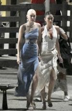 GIGI HADID and LEAH MCCARTHY Night Out in Saint Tropez 07/24/2022