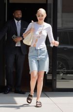 GIGI HADID Leaves Her Apartment in New York 07/13/2022