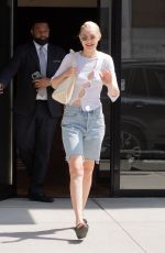 GIGI HADID Leaves Her Apartment in New York 07/13/2022